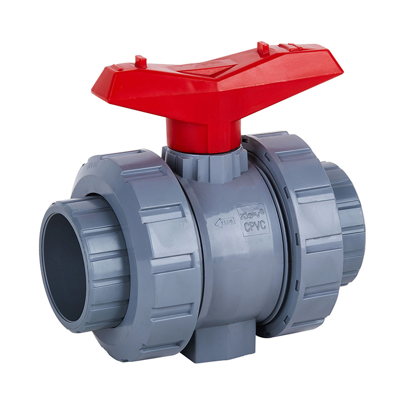 PVC-C Q61F-10V Socket Ball Valve DN15-100 GB Standard
