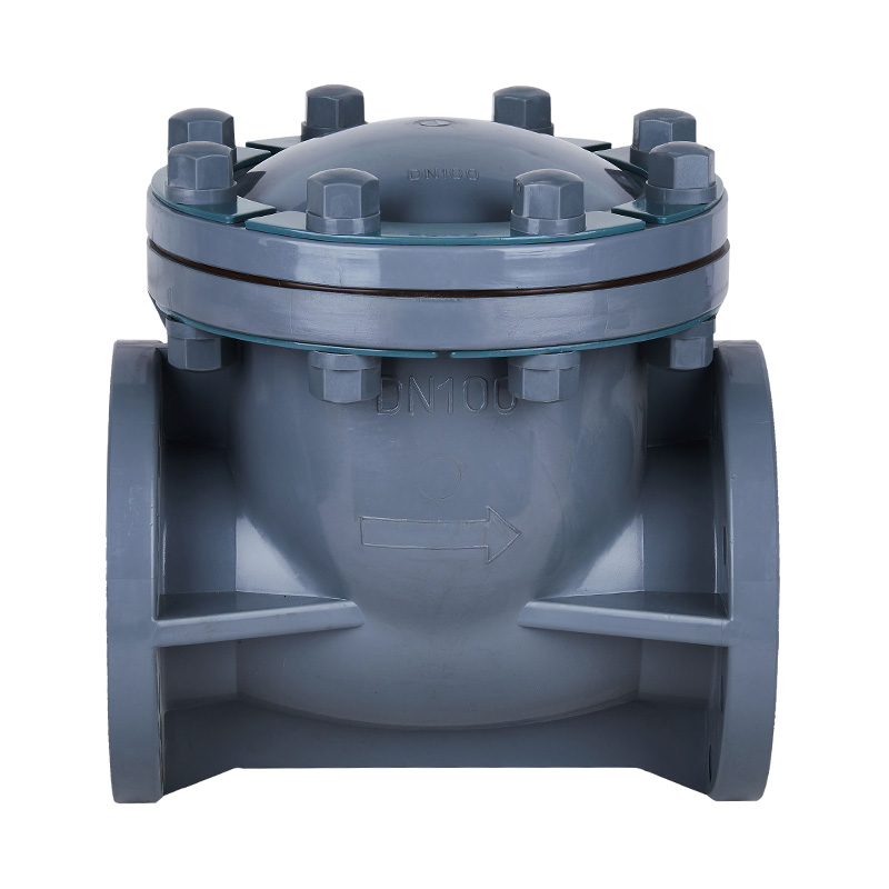 PVC-C H44F-10V Swing Type kontraventil DN15-300 1/2'-12' ANSI Standard