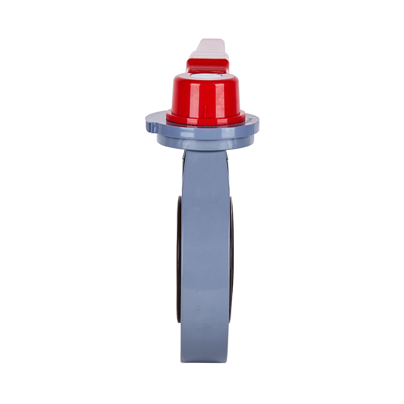 PVC-C D71X-10V Håndtag sommerfugleventil DN15-200 15A-200A JIS Standard