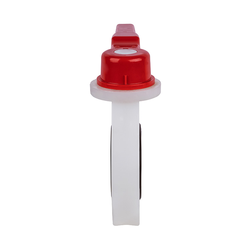 PVDF D71X-10F Håndtag Butterfly Ventil DN15-200 GB Standard