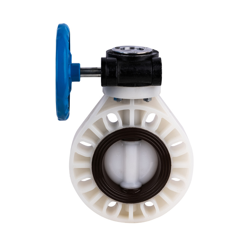 PVDF D371X-10F Ormegear Butterfly Ventil DN32-1000 GB Standard