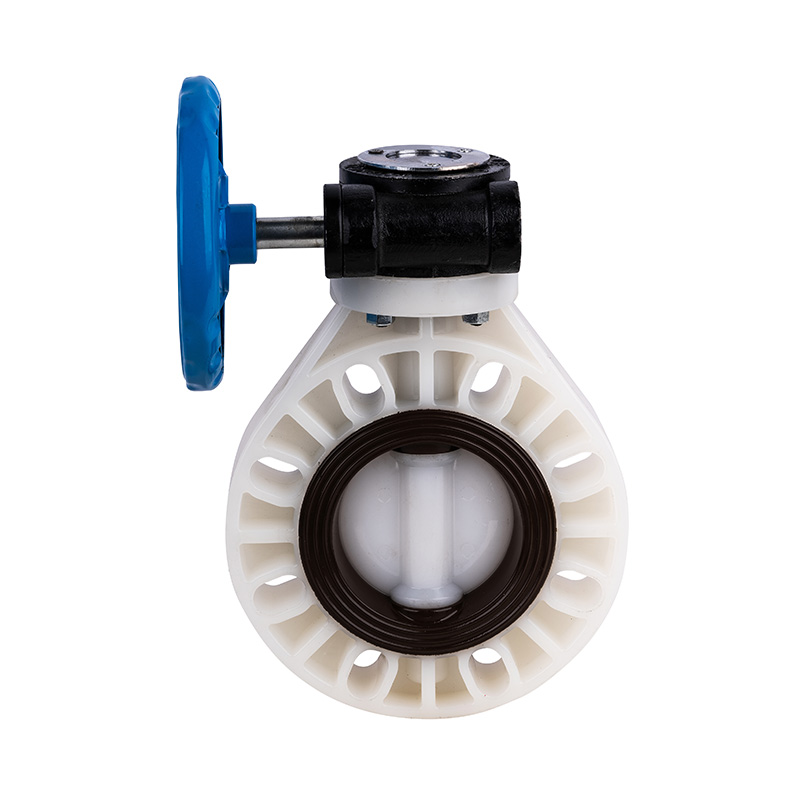 PVDF D371X-10F Ormegear Butterfly Ventil DN40-1000 40A-1000A JIS Standard