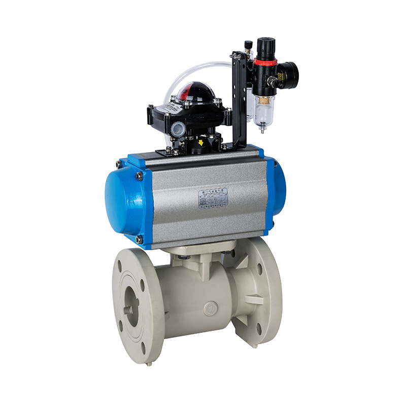 PPH Q641F-10S pneumatisk flangekugleventil DN20-300 20A-300A JIS Standard