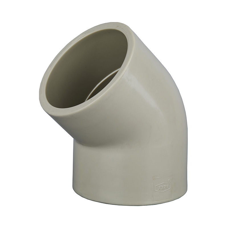 PPH stødsvejsning 45° Albue DN125-400 GB Standard